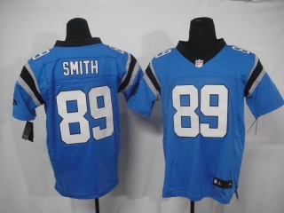 Carolina Panthers #89 Smith Blue #2012 Nike NFL Football Elite Jersey
