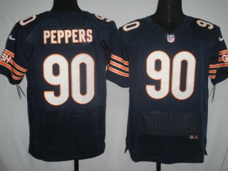 Chicago Bears #90 Peppers Black #2012 Nike NFL Football Elite Jersey