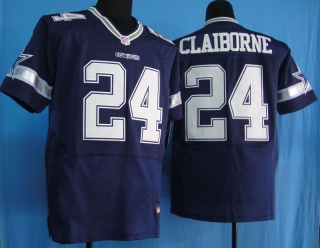 Dallas Cowboys #24 CLAIBORNE D-BLUE #2012 Nike NFL Football Elite Jersey