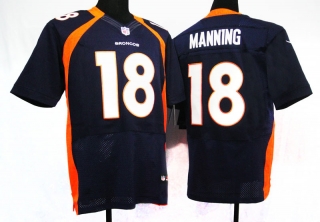 Denver Broncos #18 MANNING Deep Blue #2012 Nike NFL Football Elite Jersey