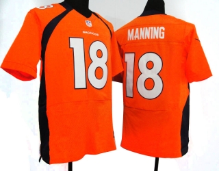Denver Broncos #18 MANNING Orange #2012 Nike NFL Football Elite Jersey