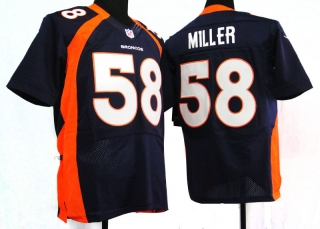 Denver Broncos #58 Miller Deep Blue #2012 Nike NFL Football Elite Jersey