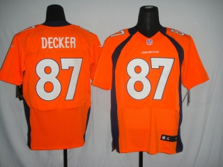 Denver Broncos #87 Decker Orange #2012 Nike NFL Football Elite Jersey