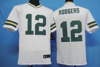 Green Bay Packers #12 RODGERS White #2012 Nike NFL Football Elite Jersey