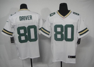 Green Bay Packers #80 Driver White #2012 Nike NFL Football Elite Jersey