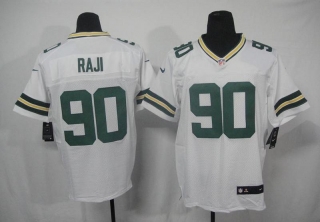 Green Bay Packers #90 Raji White #2012 Nike NFL Football Elite Jersey