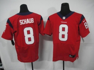 Houston Texans #8 Schaub Red #2012 Nike NFL Football Elite Jersey