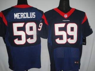 Houston Texans #59 Mercilus Deep Blue #2012 Nike NFL Football Elite Jersey