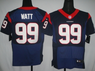 Houston Texans #99 Watt Deep Blue #2012 Nike NFL Football Elite Jersey