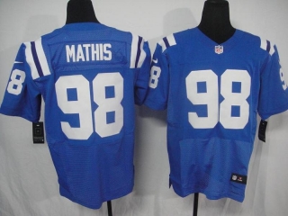 Indianapolis Colts #98 Mathis Blue #2012 Nike NFL Football Elite Jersey