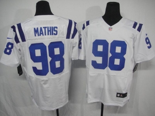 Indianapolis Colts #98 Mathis White #2012 Nike NFL Football Elite Jersey