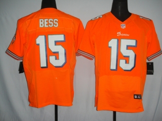 Miami Dolphins #15 Bess Orange #2012 Nike NFL Football Elite Jersey