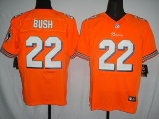 Miami Dolphins #22 Bush Orange #2012 Nike NFL Football Elite Jersey