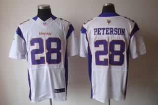 Minnesota Vikings #28 Peterson White #2012 Nike NFL Football Elite Jersey