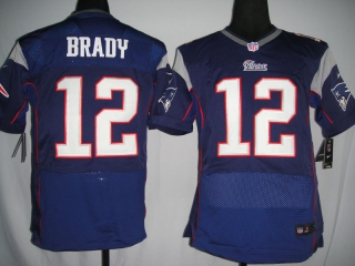 New England Patriots #12 Brady Deep Blue #2012 Nike NFL Football Elite Jersey