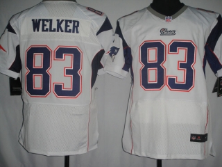 New England Patriots #83 Welker White #2012 Nike NFL Football Elite Jersey