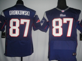 New England Patriots #87 Gronkowski Deep Blue #2012 Nike NFL Football Elite Jersey