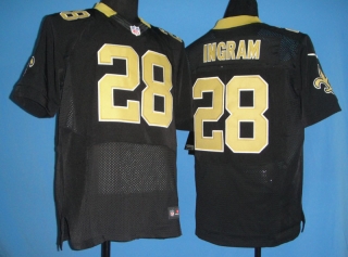 New Orleans Saints #28 INGRAM Black #2012 Nike NFL Football Elite Jersey