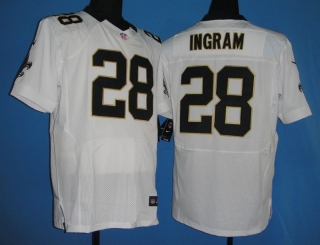 New Orleans Saints #28 INGRAM White #2012 Nike NFL Football Elite Jersey