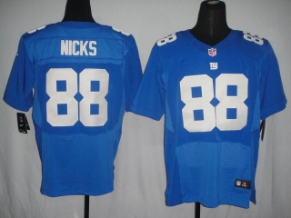 New York Giants #88 Nicks Blue #2012 Nike NFL Football Elite Jersey