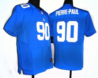 New York Giants #90 PIERRE-PAUL Blue #2012 Nike NFL Football Elite Jersey