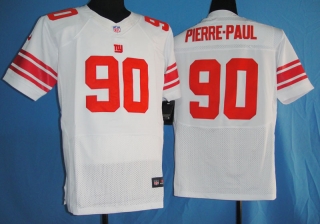 New York Giants #90 PIERRE-PAUL White #2012 Nike NFL Football Elite Jersey