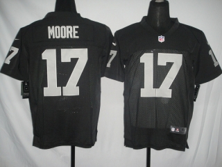 Oakland Raiders #17 Moore Black #2012 Nike NFL Football Elite Jersey