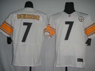 Pittsburgh Steelers #7 Roethlisberger White #2012 Nike NFL Football Elite Jersey