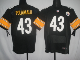 Pittsburgh Steelers #43 Polamalu Black #2012 Nike NFL Football Elite Jersey