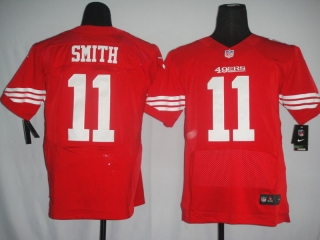 San Francisco #49ers #11 Smith Red #2012 Nike NFL Football Elite Jersey