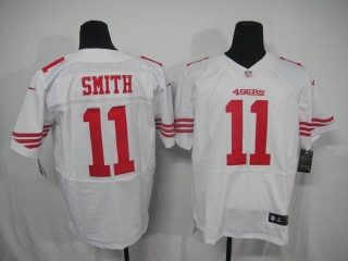 San Francisco #49ers #11 Smith White #2012 Nike NFL Football Elite Jersey