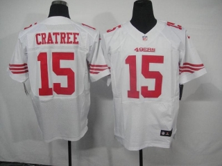 San Francisco #49ers #15 Cratree White #2012 Nike NFL Football Elite Jersey