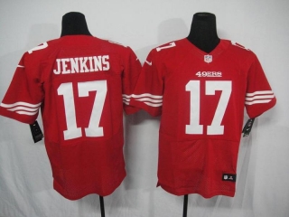 San Francisco #49ers #17 Jenkins Red #2012 Nike NFL Football Elite Jersey