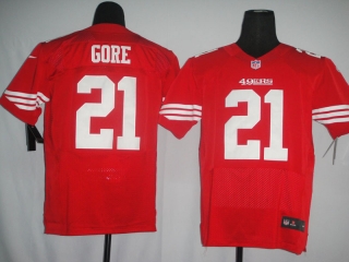 San Francisco #49ers #21 Gore Red #2012 Nike NFL Football Elite Jersey