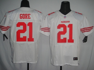 San Francisco #49ers #21 Gore White #2012 Nike NFL Football Elite Jersey