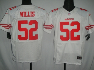 San Francisco #49ers #52 Willis White #2012 Nike NFL Football Elite Jersey