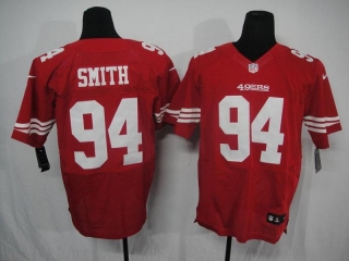 San Francisco #49ers #94 Smith Red #2012 Nike NFL Football Elite Jersey