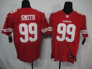San Francisco #49ers #99 Smith Red #2012 Nike NFL Football Elite Jersey
