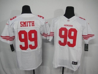 San Francisco #49ers #99 Smith White #2012 Nike NFL Football Elite Jersey