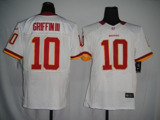 Washington Redskins #10 Griffin III White #2012 Nike NFL Football Elite Jersey