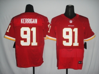 Washington Redskins #91 Kerrigan Red #2012 Nike NFL Football Elite Jersey