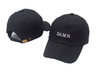 DAMN Curved Snapback Hats 48044