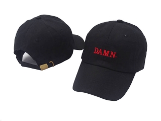 DAMN Curved Snapback Hats 48045