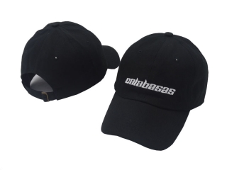 Calabasas Curved Snapback Hats 48292