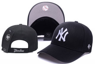MLB New York Yankees Curved Snapback Hats 49228
