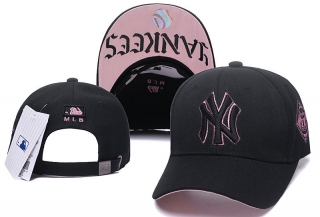 MLB New York Yankees Curved Snapback Hats 49243
