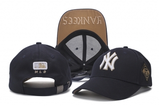 MLB New York Yankees Curved Snapback Hats 50083