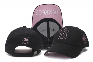 MLB New York Yankees Curved Snapback Hats 50090