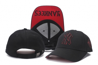 MLB New York Yankees Curved Snapback Hats 50092