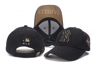 MLB New York Yankees Curved Snapback Hats 50096